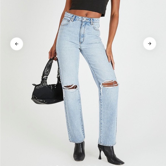 Size 28 | Abrand A 94 High Waisted Straight Jean - Picture 3 of 16